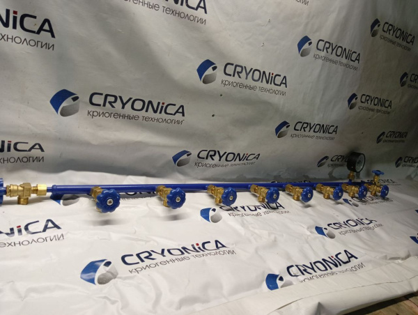 Рампа разрядная на 8 баллонов РР 01/08/200